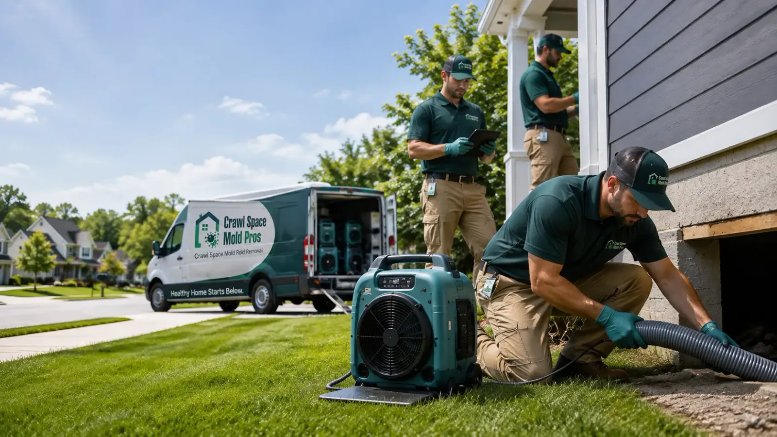Crawl Space Mold Removal in Butte, ND